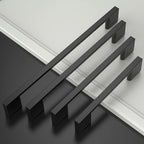 Asidrama 30 Pack 5 Inch(128mm) Matte Black Kitchen Cabinet Handles, Cabinet Pulls Kitchen Cabinet Hardware for Cupboard Drawer Pulls