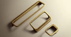 Goo-Ki Antique Brass Cabinet Pulls with 0.6'' (16MM) Hole Centers,Retro Zinc Alloy Drawer Pulls for Drawer,Wardrobe,Cupboard,6 Pack…
