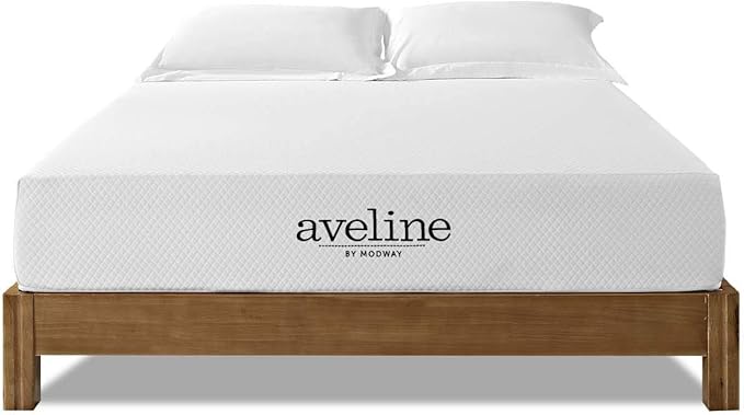 Modway Aveline 10” Gel Infused Memory Mattress with CertiPUR-US Certified Foam California King Mattress