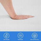12 Inch Green Tea Full Size Memory Foam Mattress,Bed-in-a-Box Medium Firm Mattress CertiPUR-US Certified Breathable Bed Mattress for Cooler Sleep Supportive & Pressure Relief,Full