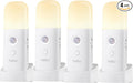 YELKO Motion Sensor Night Lights, Rechargeable nightlights Battery Operated, Dimmable Table lamp with 5 Levels Brightness Adjustable, Cordless Dimmable LED Nursery Night Lights for Home