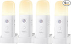 YELKO Motion Sensor Night Lights, Rechargeable nightlights Battery Operated, Dimmable Table lamp with 5 Levels Brightness Adjustable, Cordless Dimmable LED Nursery Night Lights for Home