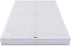 Amazon Basics Smart Box Spring Bed Base, 7-Inch Height Mattress Foundation, Tool-Free Easy Assembly, Queen, 79"L x 59.5"W x 7"H, White