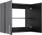 Prepac Elite 32 inch Wall Cabinet, Black