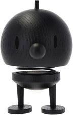 Hoptimist - Scandinavian Design - Wooden Bumble (Black Stained Oak, H: 13.5 cm x D: 10 cm)