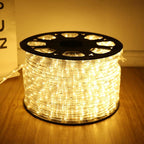 100ft LED Rope Lights, 720Led Warm White Rope Lights for Outside, Connectable Rope Light, Indoor Outdoor Rope Lights Waterproof for Party, Wedding, Background, Trees, Pool, Eaves Decorations
