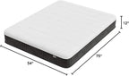 Swbvs Firm Double Mattress, 12 Inch Memory Foam Full Size Mattress, Full Bed Mattress in a Box,Pressure Relief & Firm Mattress Double Size
