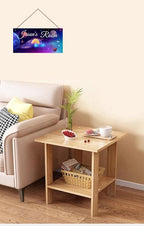 Personalized Signs Universe Spacecraft Sign Galaxy Sign For Kids Room Wall Art Décor Outer Space Theme Nursery Wall Decor For Boys Room Girls Bedroom