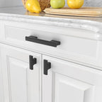 Asidrama 30 Pack 3.75 Inch(96mm) Matte Black Kitchen Cabinet Handles, Cabinet Pulls Kitchen Cabinet Hardware for Cupboard Drawer Pulls