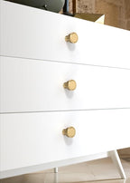 10 Pack Champagne Bronze Cabinet Knobs Single Hole Cabinet Pulls Round Kitchen Cabinet Knobs