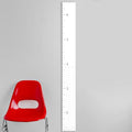 HEADWATERS STUDIO Wooden Growth Chart for Wall - Size Height Chart for Kids, Growth Measuring Board and Kids Height Wall Chart, Growth Chart for Kids, Height Chart for Wall - Modern White (63"x6.7")