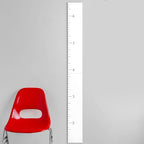 HEADWATERS STUDIO Wooden Growth Chart for Wall - Size Height Chart for Kids, Growth Measuring Board and Kids Height Wall Chart, Growth Chart for Kids, Height Chart for Wall - Modern White (63"x6.7")