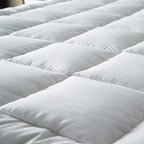 Niagara Microfiber Full Mattress Topper - Pillow Top Mattress Cover Quilted Fitted Cooling Topper for Back Pain Deep Pocket Fits 20 Inches (54x75 Inches)