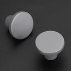 Ravinte 15 Pack Cabinet Knobs Grey Kitchen Cabinet Knobs Round Dresser Drawer Pulls Closet Door Pulls 1-1/5 Inch