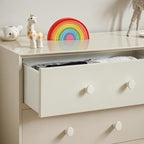 Ravinte 30 Pack Cabinet Knobs White Kitchen Cabinet Knobs Round Dresser Drawer Pulls Closet Door Pulls 1-1/5 Inch