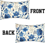 Throw Pillow Covers 28x35 Inch Pillow Covers Set of 2 Couch Pillows for Living Room, Blue Throw Pillows with Invisible Zipper, Soft Accent Pillows Decorative Pillows Farmhouse Decor, Scandinavian J334