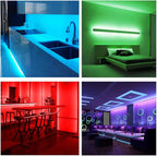 DAYBETTER Led Strip Lights 32.8ft Kit with Remote and Power Supply Color Changing