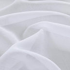 Treatmentex Black and White Sheer Curtains for Living Room 95" Long Linen Curtain Draperies for Nursery Room Decorative Pompom Voiles 2 Panels