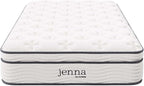 Modway Jenna 10” Innerspring and Memory Foam Twin Mattress With Individually Encased Coils