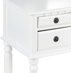 Bobkona St. Croix Collection Vanity Set with Stool, F4074, White