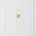 Z Gallerie Aspar Wall Sconce Long Candle Holders in Gold Finish, Retro Chic Wall Decor for Living Room, Dining Room & Bathroom, Vintage Candle Wall Sconce with Timeless Appeal(Candles not Included)