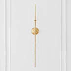 Z Gallerie Aspar Wall Sconce Long Candle Holders in Gold Finish, Retro Chic Wall Decor for Living Room, Dining Room & Bathroom, Vintage Candle Wall Sconce with Timeless Appeal(Candles not Included)