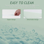 PayLessHere 10 Inch Twin Mattress Green Tea Memory Foam Mattress CertiPUR-US Certified,Medium-firm mattress，Removable Soft Cover,Fiberglass Free,Twin mattresses for Bed Frame, Bunk Bed, Trundle, White