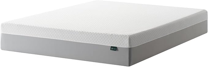 ZINUS 10 Inch Green Tea Essential Memory Foam Mattress [New Version], Queen, Fiberglass Free, Medium Feel, Breathable Airflow Memory Foam, Certified Safe Foams & Fabric, Mattress in A Box