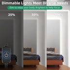Lamomo LED Strip Lights, 65.6ft White Dimmable Neon LED Rope Lights, 24V Waterproof LED Light Strip, 6000K Flexible Neon Lights for Bedroom Indoor Home Decor
