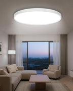 hepside 23INCH Big Dimmable Flush Mount Ceiling Light Fixture White, 3CCT Selectable 3000/4000/6500K Ceiling Lamp, 50W 5000LM Super Bright Low Profile Light for Bedroom, Kitchen, Bathroom, Hallway