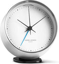 Georg Jensen Henning Koppel Non Ticking Desk Clock with Alarm, 3.94 Inch