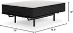 Signature Design by Ashley Limited Edition Plush 12 Inch Hybrid Mattress with Gel Memory Foam and Edge Support for Cool Sleep and Pressure Relief, King, Fiberglass Free, Mattress In A Box