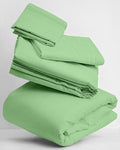 Mellanni Twin XL Sheets Set - 3 PC Iconic Collection Bedding - Hotel Luxury, Extra Soft, Cooling Bed Sheets - Wrinkle, Fade, Stain Resistant (Twin Extra Long, Pistachio)