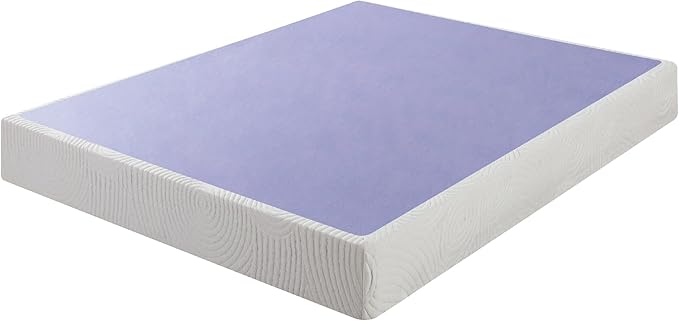 ZINUS Edgar 8 Inch Wood Box Spring, Mattress Foundation, Sturdy Wood Structure, Low Profile, Easy Assembly, Full