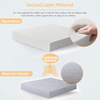 MAXYOYO Grey Constellation Japanese Futon Mattress, Tatami Mat Portable Camping Mat Kids Sleeping Pad Foldable Roll Up Floor Lounger Couch Bed with Mattress Protector Full Size