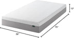 ZINUS 10 Inch Ultima Memory Foam Mattress [New Version], Twin, Fiberglass Free, Medium Firm Feel, Breathable Airflow Memory Foam, Certified Safe Foams & Fabric, Mattress in A Box