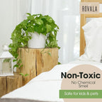 ROVALA Silk Plants for Home Decor Indoor in Pot Realistic Artificial Plants Fake Hanging Plants Faux Plants Indoor Fake Potted Plants Fake Plants for Shelves Bathroom Plants, Fake Pothos (Light Green)