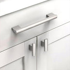 Asidrama 10 Pack 5 Inch(128mm) Polished Chrome Kitchen Cabinet Handles, Cabinet Pulls Kitchen Cabinet Hardware for Cupboard Drawer Pulls