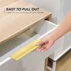 Ravinte Hardware 10 Pack Gold Cabinet Handles, 5.9 Inch (150mm) Finger Edge Pulls, 5 Inch Hole Center, Finger Pulls for Cabinets