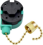3 Pack Ceiling Fan Switch 3 Speed 4 Wire Zing Ear ZE-268S6 Fan Pull Chain Switch Replacement Speed Control for Ceiling Fan Light, Wall Lamps, Cabinet Light (Brass Color)