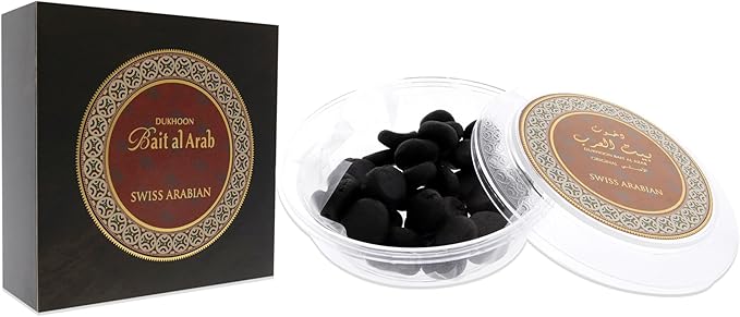 SWISS ARABIAN Bakhoor Bait Al Arab - Luxury Products from Dubai - Lasting and Addictive Home Fragrance Incense - Give Your Home a Seductive Signature Aroma - The Luxurious Scent of Arabia - 40 pc
