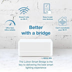 Lutron Caseta Original Smart Light Switch Kit w/ Wall Plate and Smart Hub, Compatible w/ Alexa, Apple Home, Google Home, Single-Pole/3 Way, 5 Amp, P-BDG-PKG1WS