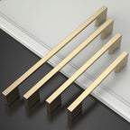 Asidrama 20 Pack 5 Inch(128mm) Brushed Brass Kitchen Cabinet Handles, Cabinet Pulls Kitchen Cabinet Hardware for Cupboard Drawer Pulls