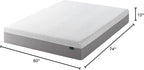 ZINUS 10 Inch Ultima RV Memory Foam Mattress [New Version], Short Queen, Fiberglass Free, Medium Firm Feel, Breathable Memory Foam, Certified Safe Foams & Fabric, Mattress in A Box
