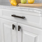 Asidrama 10 Pack 3.75 Inch(96mm) Oil Rubbed Bronze Kitchen Cabinet Handles, Cabinet Pulls Kitchen Cabinet Hardware for Cupboard Drawer Pulls