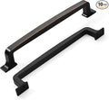 Khtumeware 10 Pack 6-1/4 Inch Oil Rubbed Bronze Cabinet Pulls and Drawer Pulls for Kitchen Cabinets and Cupboards