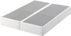 ZINUS 9 Inch Box Spring with Cover, No Assembly Mattress Foundation, Sturdy Metal Structure, Split Queen, White