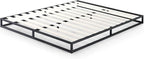 ZINUS Joseph Metal Platforma Bed Frame, Mattress Foundation, Wood Slat Support, No Box Spring Needed, Sturdy Steel Structure, Full, Black