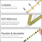 Led Strip Lights 5V USB Short COB LED Strip Light 3Pack 3000K Warm White Small Flexible Not Dimmable USB led Lights for Indoor Home DIY Lighting Room Decor 5V LED TV Lights (3.28FT/1M*3)