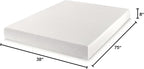 Best Price Mattress 8 inch Twin Mattress Bed-In-A-Box, Green Tea Memory Foam, White
